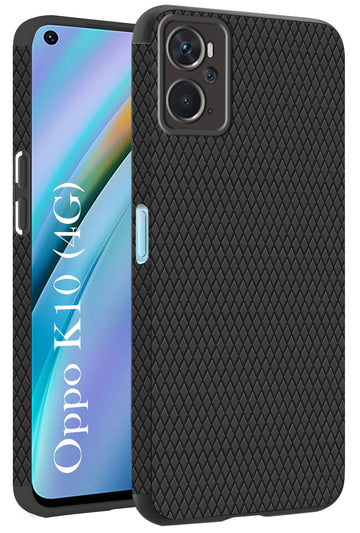 For Oppo K10 Back Cover Case (Liquid Silicone | Side Grip | Camera Protection)