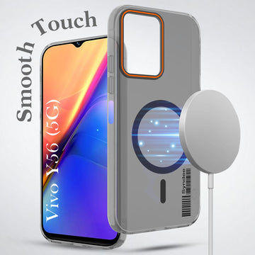For Vivo Y56 5G Back Cover Case (Soft Touch | Camera Bump Protection | MagSafe Compatible | Matte Finish)