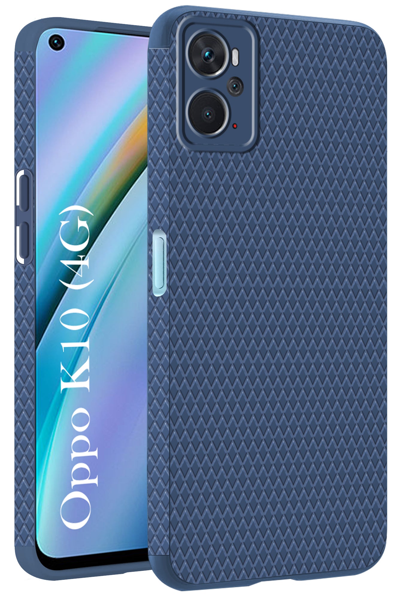 For Oppo K10 Back Cover Case (Liquid Silicone | Side Grip | Camera Protection)