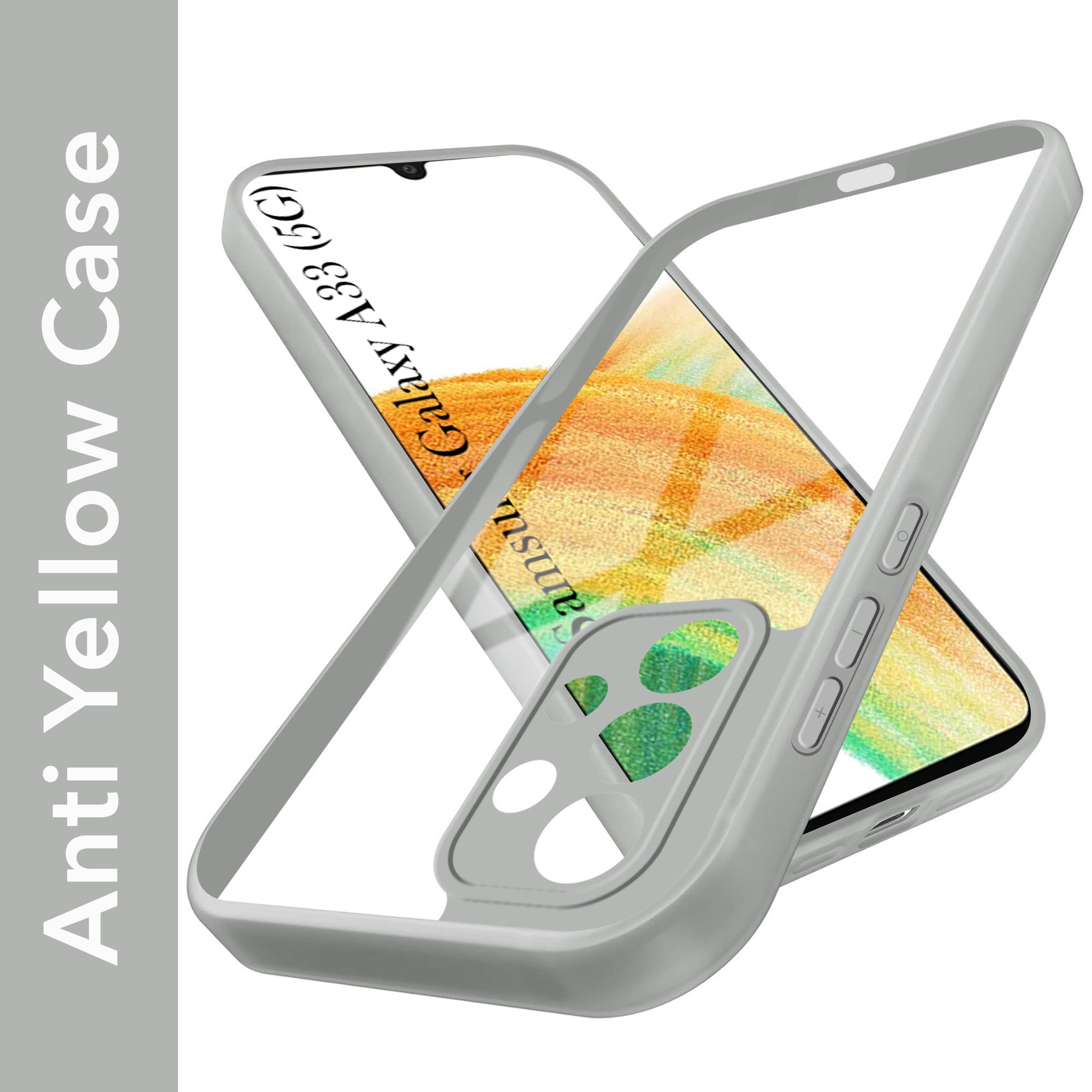 For Samsung Galaxy A33 5G Back Cover Case Ultra-Hybrid (Lifetime Anti Yellow | Anti Scratch | Crystal Clear Shockproof)