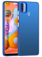 For Samsung Galaxy A11 Hard Back Cover Case (Velvet Touch | Professional Glossy Finish | Camera Protection Bump)
