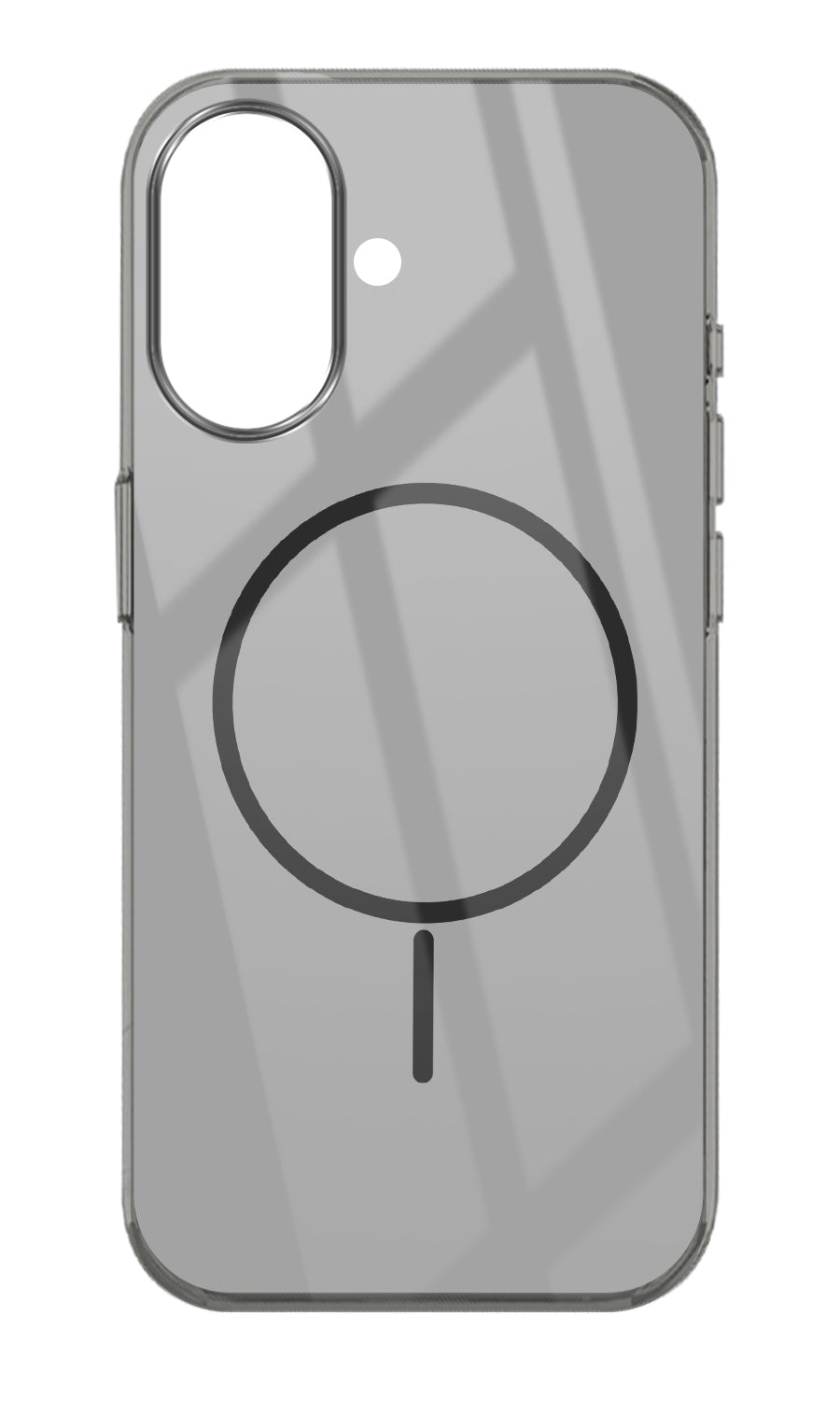 For Apple iPhone 16 Back Cover Case (Crystal Clear Case | MaSafe Wireless Charging Support | Hard Anti Yellow | Camera Protection Bump)