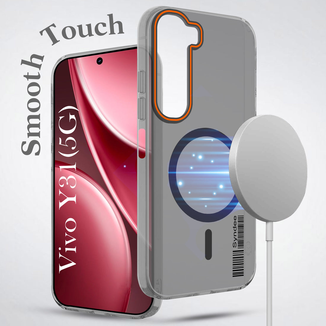 For Vivo Y31 5G Back Cover Case (Soft Touch | Camera Bump Protection | MagSafe Compatible | Matte Finish)