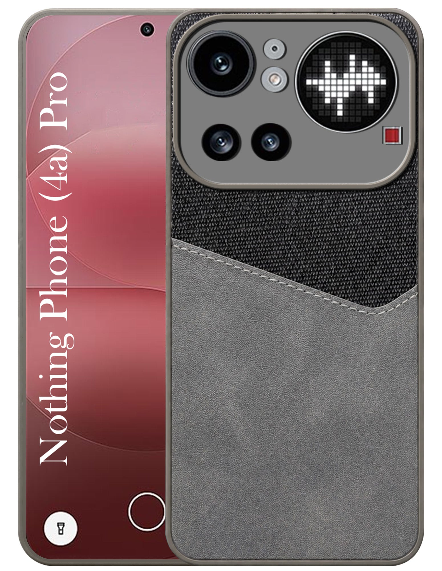 For Nothing Phone 4A Pro 5G Back Cover Case (Dual PU Leather Stitch | Professional Minimalist | Soft and Flexible)