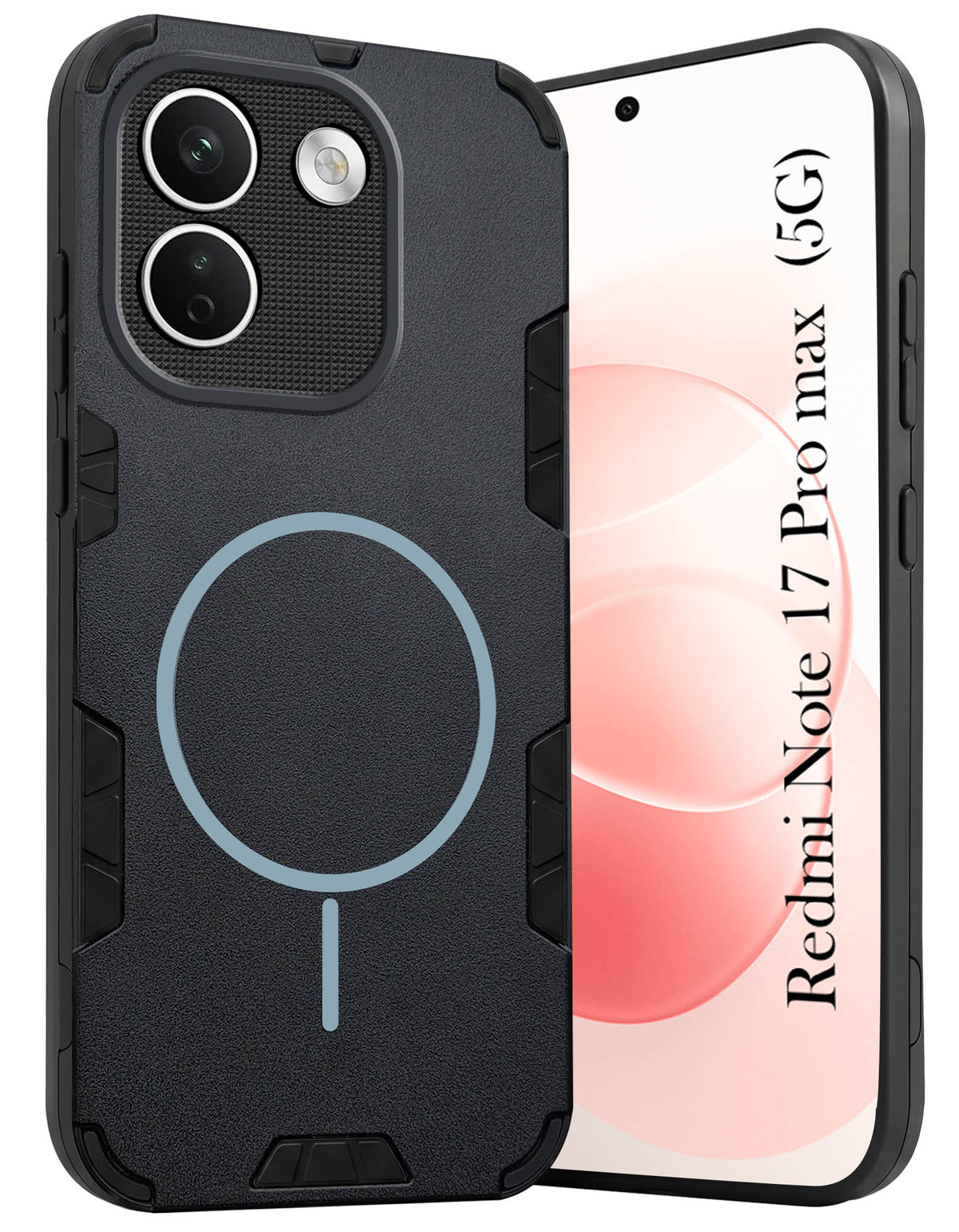 For Redmi Note 17 Pro Max 5G Back Cover Case (Slim Hybrid Armor | Shockproof Camera Protection | Rugged Dual Layer) (Copy)