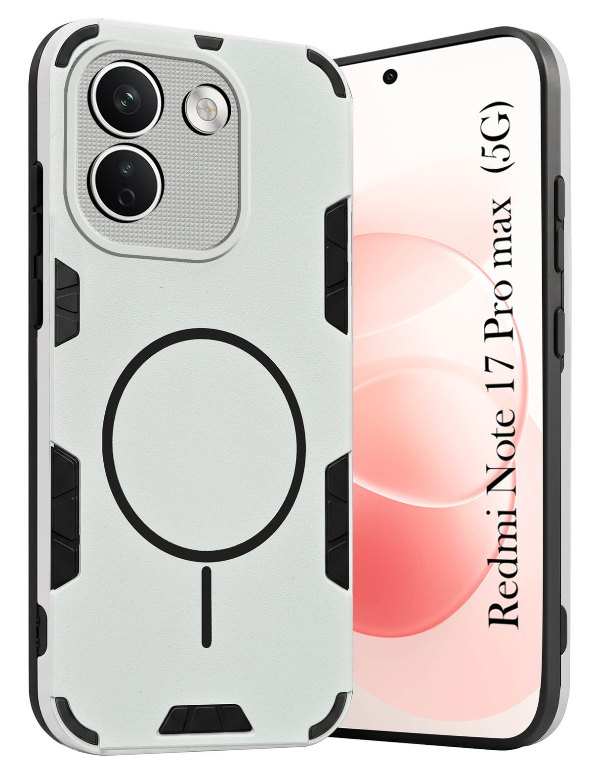 For Redmi Note 17 Pro Max 5G Back Cover Case (Slim Hybrid Armor | Shockproof Camera Protection | Rugged Dual Layer) (Copy)