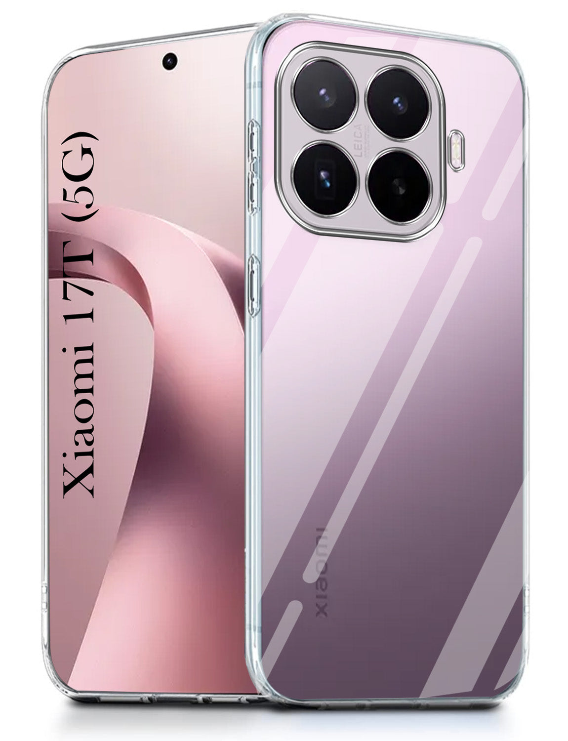 For Xiaomi 17T Back Cover Case Silicone (Clear Shockproof Case with Camera Protection | Soft and Flexible | Transparent)