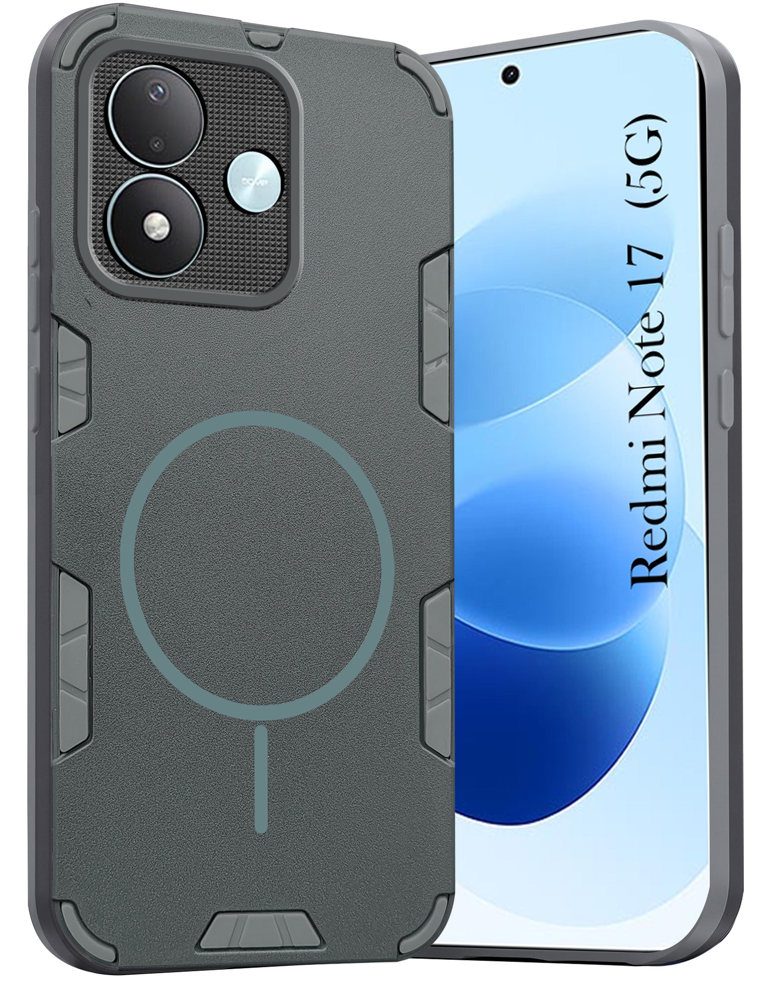 For Redmi Note 17 5G Back Cover Case (Slim Hybrid Armor | Shockproof Camera Protection | Rugged Dual Layer)