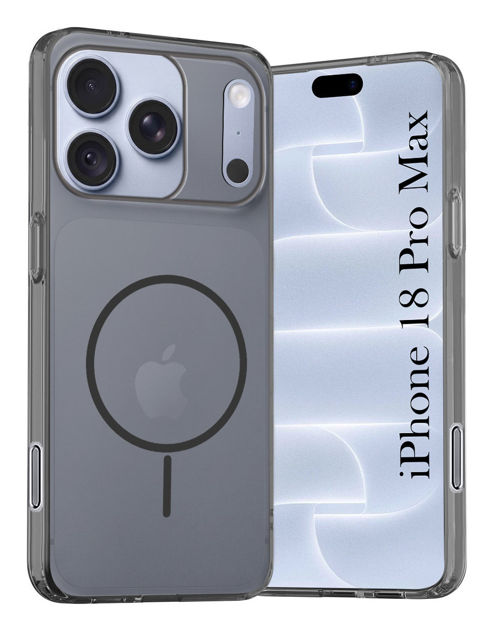 For Apple iPhone 18 Pro Max Back Cover Case Silicone (Slim Paper Thin | Camera Protection Bump | Minimalist Professional | Soft Flexible)