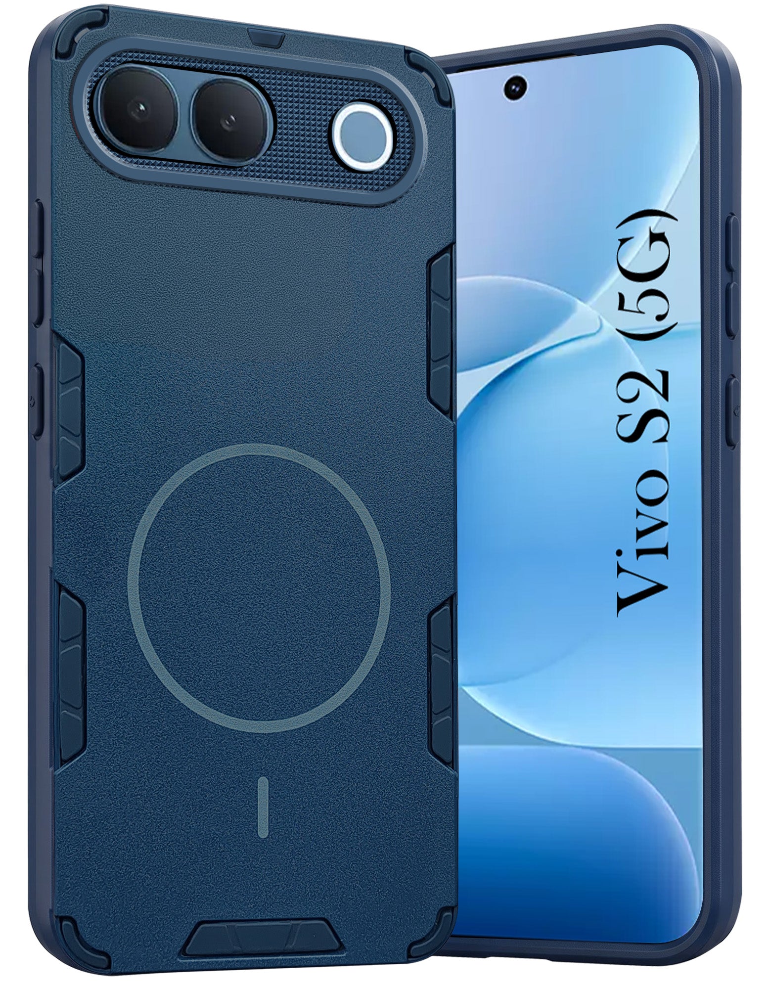 For Vivo S2 5G Back Cover Case (Slim Hybrid Armor | Shockproof Camera Protection | Rugged Dual Layer)
