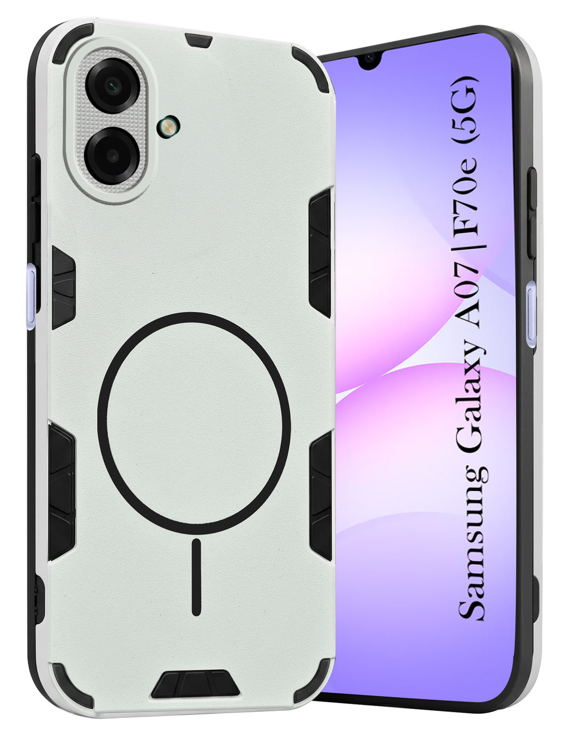 For Samsung Galaxy A07 5G | F70e 5G (Slim Hybrid Armor | Shockproof Camera Protection | Rugged Dual Layer)Back Cover Case (Slim Hybrid Armor | Shockproof Camera Protection | Rugged Dual Layer)