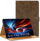 For Acer One T10-22L 10.36 Inch Flip Cover Folio Cover (PU Leather | Multi-Angle Smart Stand | Card Storage Slots | Silicone Back Pouch)
