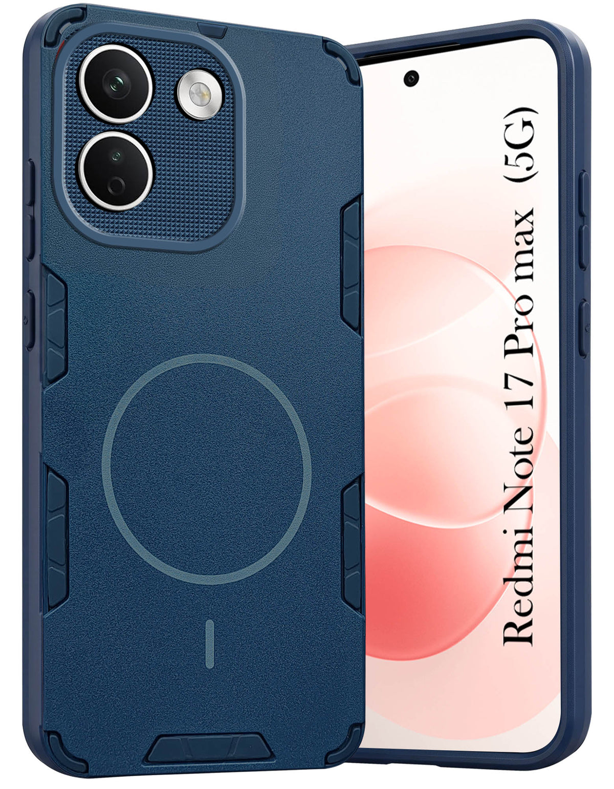 For Redmi Note 17 Pro Max 5G Back Cover Case (Slim Hybrid Armor | Shockproof Camera Protection | Rugged Dual Layer) (Copy)