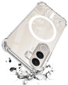 For Realme C100X Back Cover Shockproof Crystal-Clear (Magsafe Wireless Support | Drop & Camera Protection | Hard Polycarbonate)