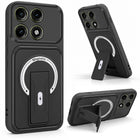 For Motorola Edge 70 Pro | Edge 70 Pro Plus Back Case Cover Metallic (Hybrid Armor Kickstand | MagSafe Compatible | Camera Protection Shockproof)
