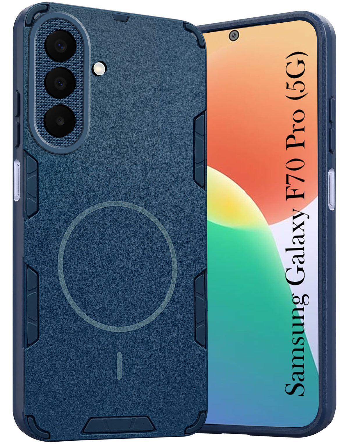 For Samsung Galaxy F70 Pro 5G Back Cover Case (Slim Hybrid Armor | Shockproof Camera Protection | Rugged Dual Layer)
