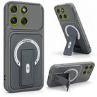 For Motorola Moto Edge 70 Back Case Cover Metallic (Hybrid Armor Kickstand | MagSafe Compatible | Camera Protection Shockproof)