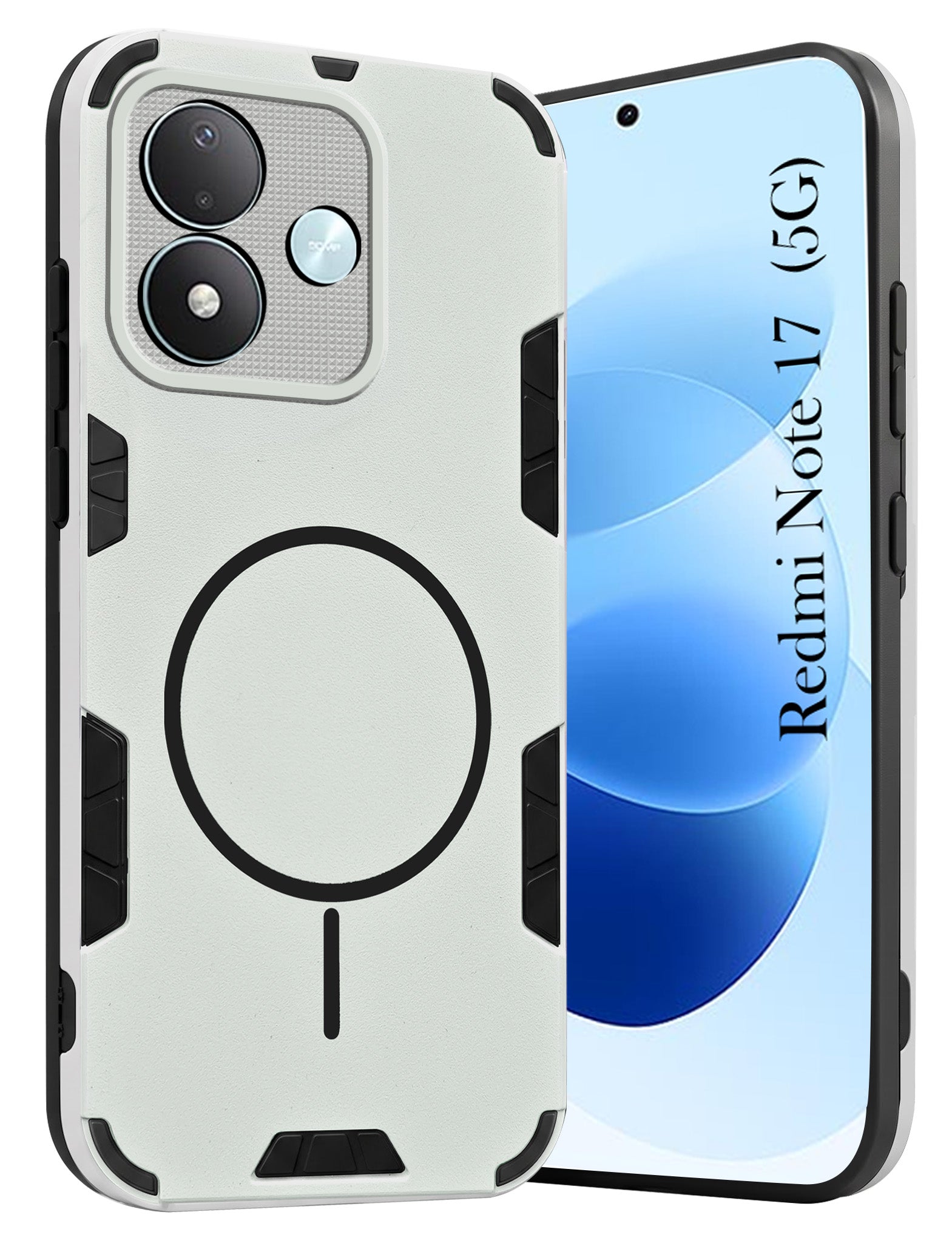 For Redmi Note 17 5G Back Cover Case (Slim Hybrid Armor | Shockproof Camera Protection | Rugged Dual Layer)