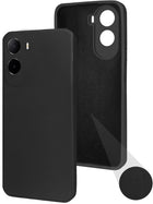 For Redmi A7 Pro 4G|5G Back Cover Case (Matte Finish Silicone with Inside Fiber cloth)