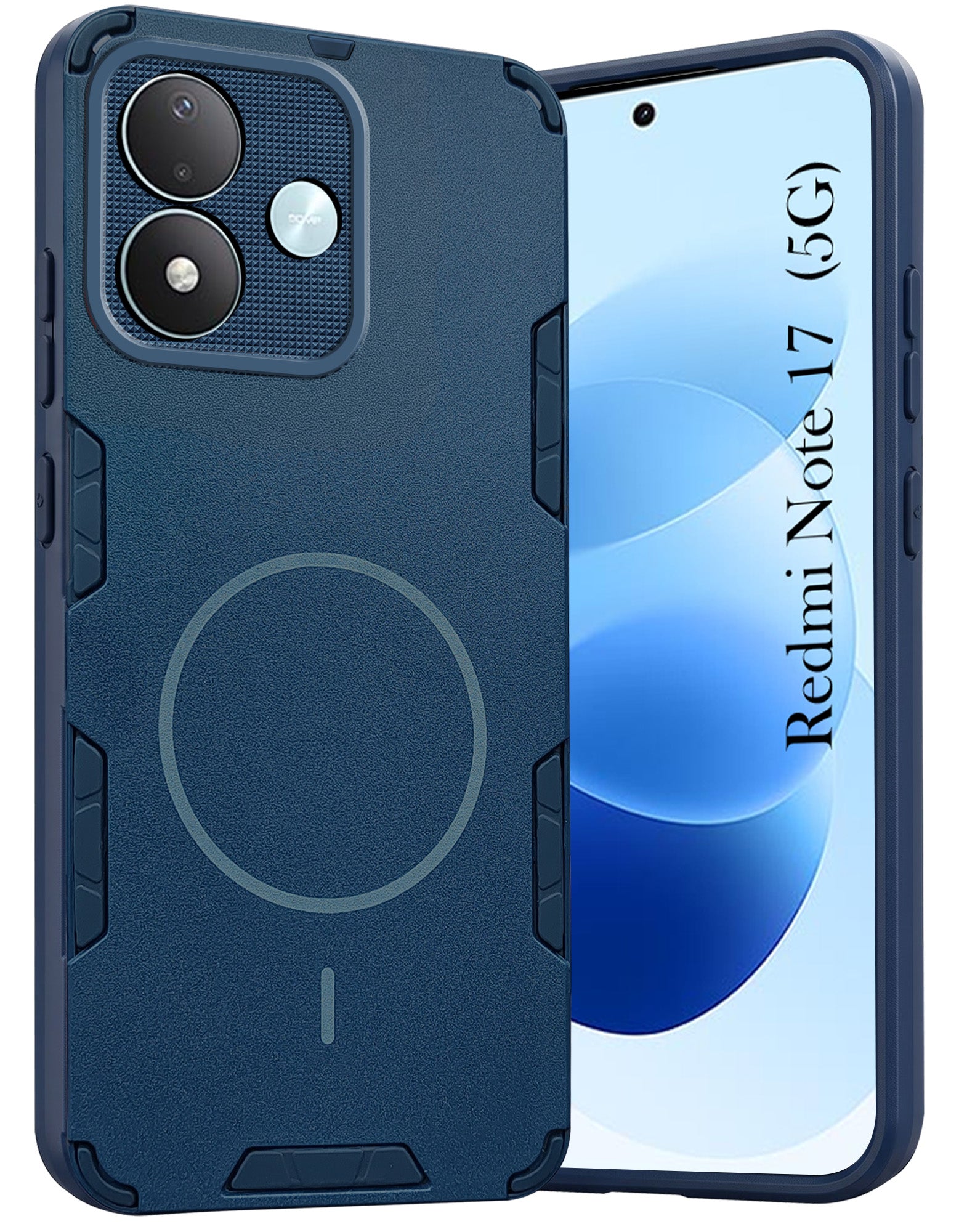 For Redmi Note 17 5G Back Cover Case (Slim Hybrid Armor | Shockproof Camera Protection | Rugged Dual Layer)