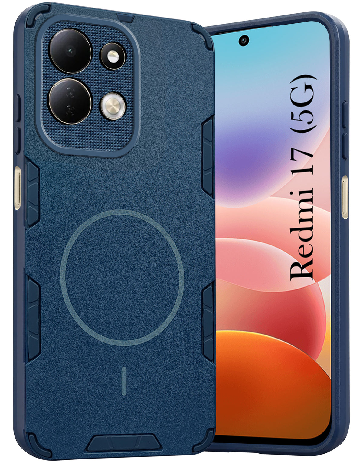For Redmi 17 5G Back Cover Case (Slim Hybrid Armor | Shockproof Camera Protection | Rugged Dual Layer)