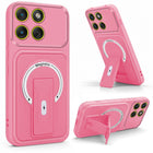 For Motorola Moto Edge 70 Back Case Cover Metallic (Hybrid Armor Kickstand | MagSafe Compatible | Camera Protection Shockproof)