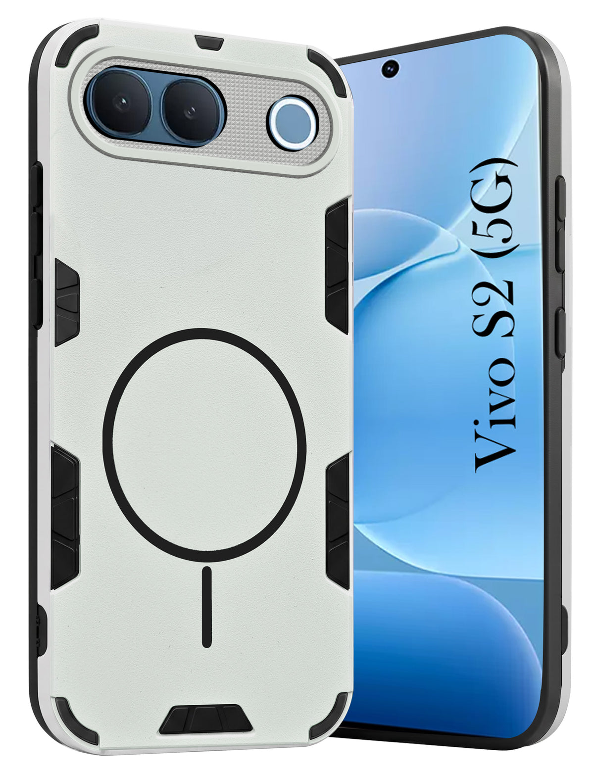 For Vivo S2 5G Back Cover Case (Slim Hybrid Armor | Shockproof Camera Protection | Rugged Dual Layer)