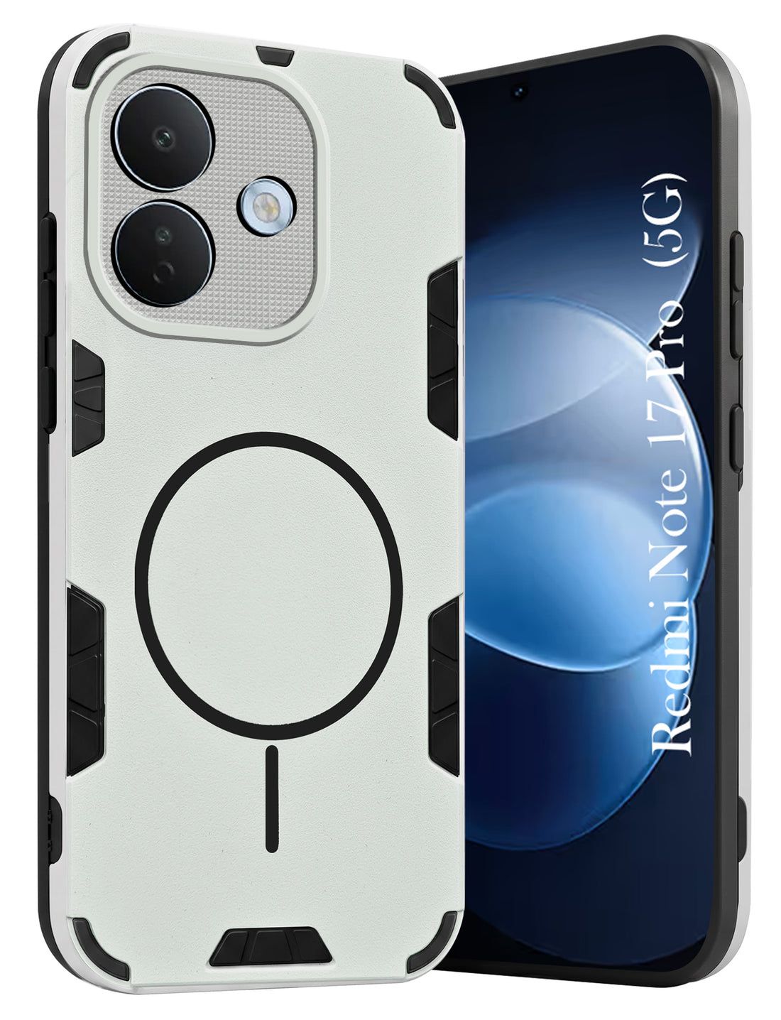 For Redmi Note 17 Pro 5G Back Cover Case (Slim Hybrid Armor | Shockproof Camera Protection | Rugged Dual Layer)