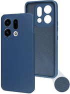 For Oppo Find X9 | Oppo Find X9s Back Cover Case (Matte Finish Silicone with Inside Fiber cloth)