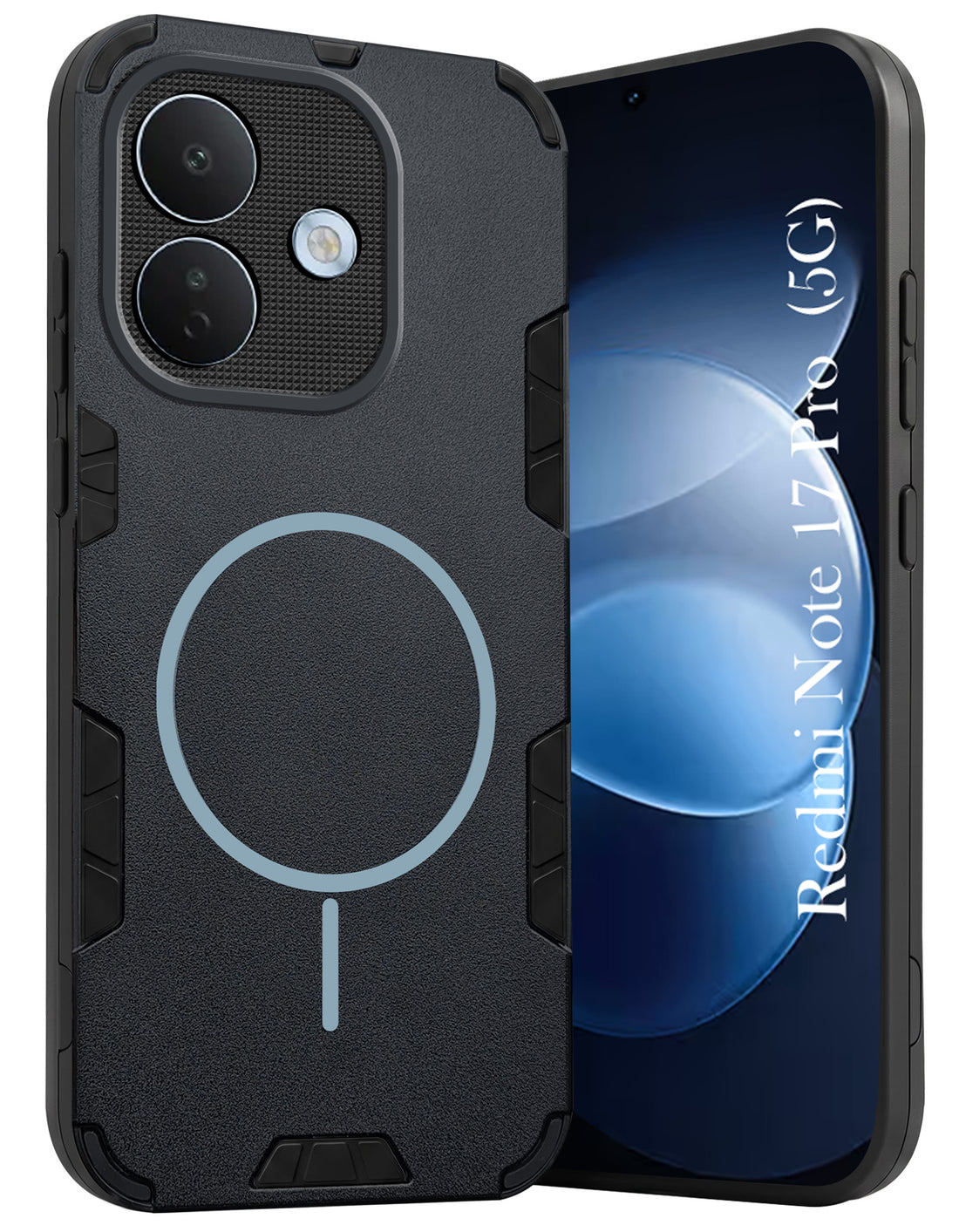 For Redmi Note 17 Pro 5G Back Cover Case (Slim Hybrid Armor | Shockproof Camera Protection | Rugged Dual Layer)