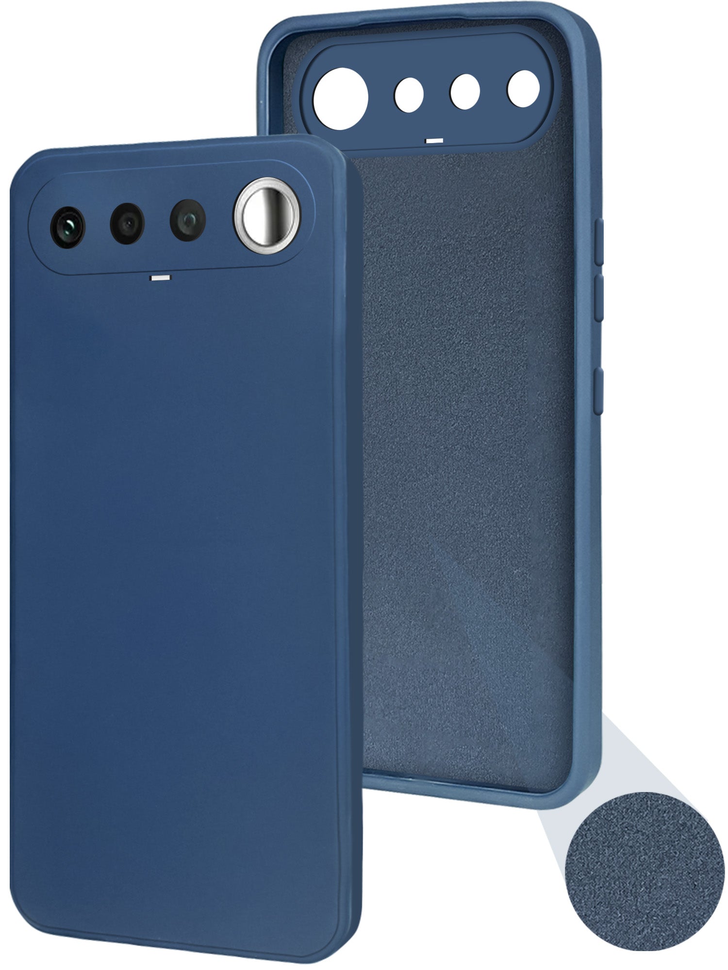 For Realme 16 Back Cover Case (Matte Finish Silicone with Inside Fiber cloth)