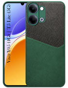 For Vivo Y05 (4G) | Vivo T5 Lite (5G) Back Cover Case (Dual PU Leather Stitch | Professional Minimalist | Soft and Flexible)