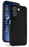 For Lava Virat V1 4G Back Cover Case Rubberised (Textured Grip Design| Micro-Fiber Cloth Inside | Slim and Light Weight | Soft Touch and Feel)