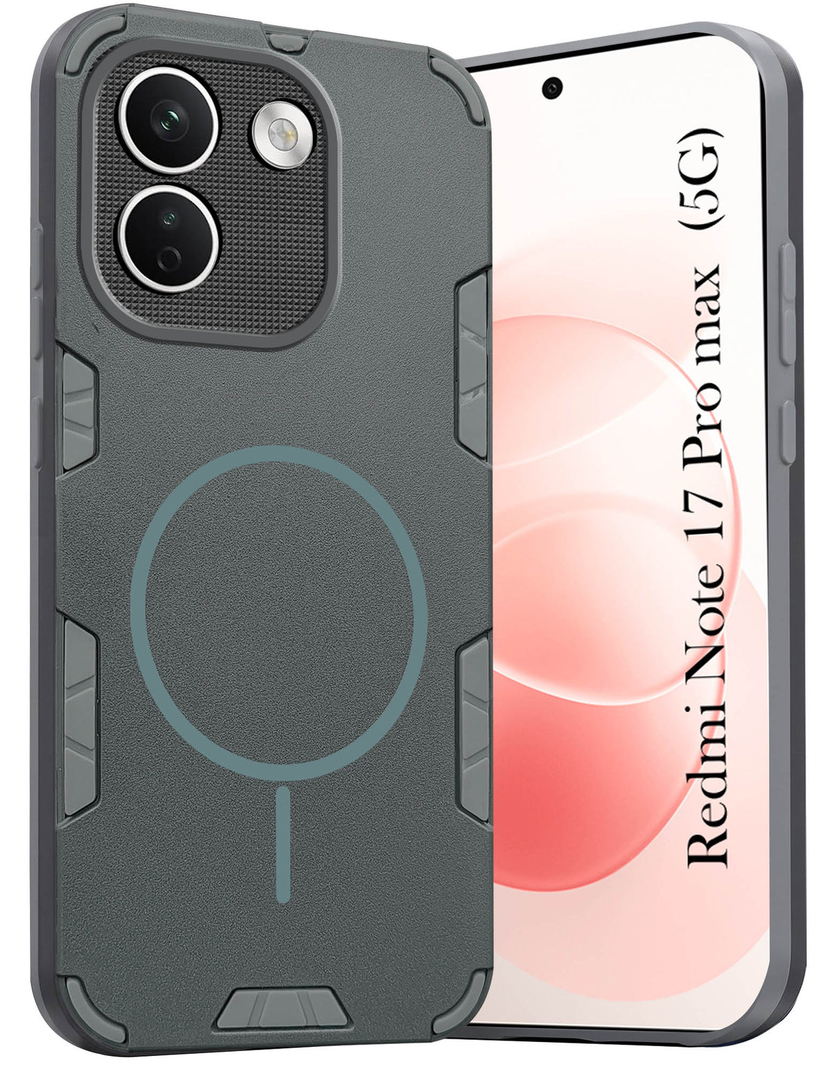 For Redmi Note 17 Pro Max 5G Back Cover Case (Slim Hybrid Armor | Shockproof Camera Protection | Rugged Dual Layer) (Copy)