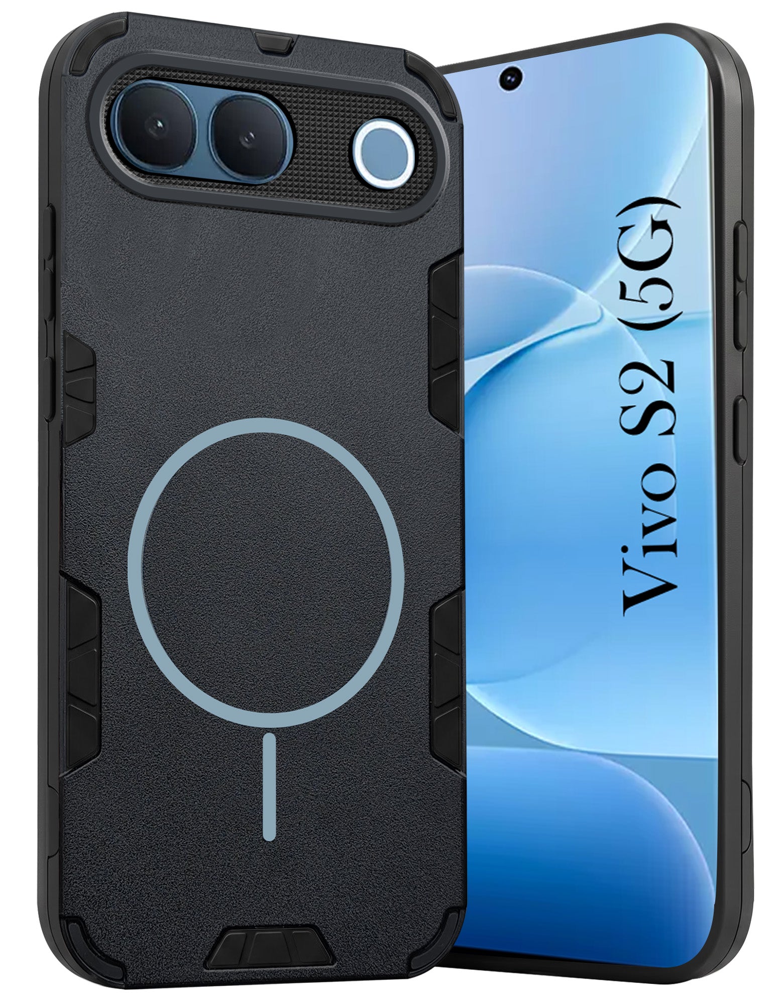 For Vivo S2 5G Back Cover Case (Slim Hybrid Armor | Shockproof Camera Protection | Rugged Dual Layer)
