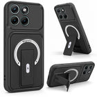 For Motorola Moto Edge 70 Fusion Back Case Cover Metallic (Hybrid Armor Kickstand | MagSafe Compatible | Camera Protection Shockproof)