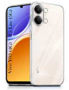 For Vivo Y05 (4G) | Vivo T5 Lite (5G) Back Cover Case Silicone (Clear Shockproof Case with Camera Protection | Soft and Flexible | Transparent)