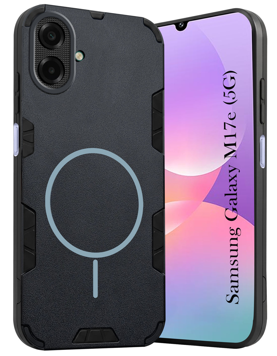 For Samsung Galaxy M17e Back Cover Case (Slim Hybrid Armor | Shockproof Camera Protection | Rugged Dual Layer)