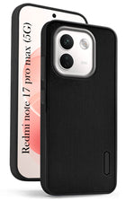 For Redmi Note 17 Pro Max 5G Back Cover Case Rubberised (Textured Grip Design| Micro-Fiber Cloth Inside | Slim and Light Weight | Soft Touch and Feel)