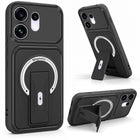 For Oppo Reno 16 Back Case Cover Metallic (Hybrid Armor Kickstand | MagSafe Compatible | Camera Protection Shockproof)