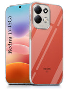 For Redmi 17 5G Back Cover Case Silicone (Clear Shockproof Case with Camera Protection | Soft and Flexible | Transparent)