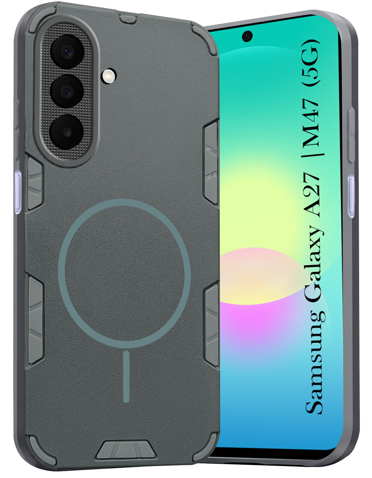 For Samsung Galaxy A27 5G | Galaxy M47 5G Back Cover Case (Slim Hybrid Armor | Shockproof Camera Protection | Rugged Dual Layer)