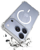 For Apple iPhone 18 Pro Back Cover Shockproof Crystal-Clear (Magsafe Wireless Support | Drop & Camera Protection | Hard Polycarbonate)