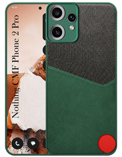 For Nothing CMF Phone 2 Pro Back Cover Case (Dual PU Leather Stitch | Professional Minimalist | Soft and Flexible)