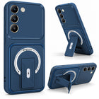 For Vivo Y200e Back Case Cover Metallic (Hybrid Armor Kickstand | MagSafe Compatible | Camera Protection Shockproof)