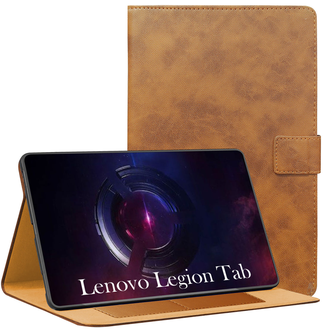 For Lenovo Legion Tab TB320 8.8 Inch Flip Cover Folio Cover (PU Leather | Multi-Angle Smart Stand | Card Storage Slots | Silicone Back Pouch)