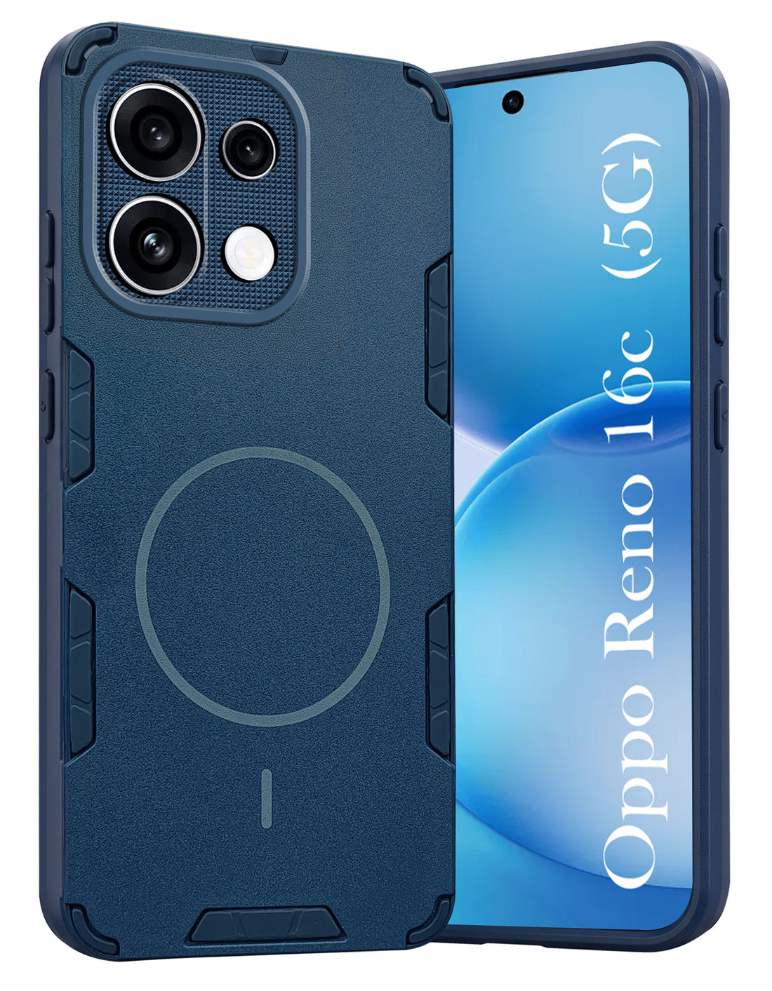 For Oppo Reno 16C Back Cover Case  (Slim Hybrid Armor | Shockproof Camera Protection | Rugged Dual Layer)