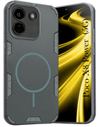 For Poco X8 Power Back Cover Case (Slim Hybrid Armor | Shockproof Camera Protection | Rugged Dual Layer)
