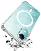 For Vivo T5e 4G Back Cover Shockproof Crystal-Clear (Magsafe Wireless Support | Drop & Camera Protection | Hard Polycarbonate)