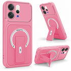 For Vivo V70 | Vivo V70 Elite 5G Back Case Cover Metallic (Hybrid Armor Kickstand | MagSafe Compatible | Camera Protection Shockproof)